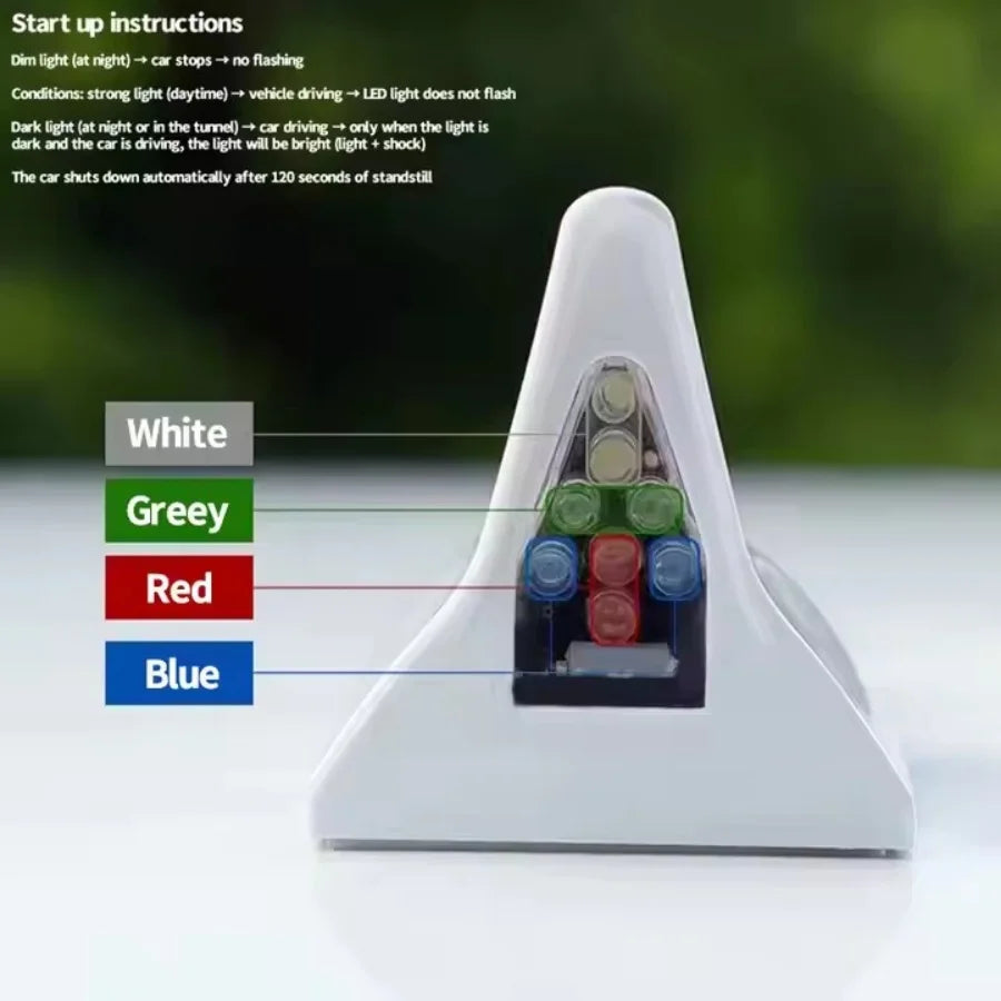 Flashing Shark Fin Car Led