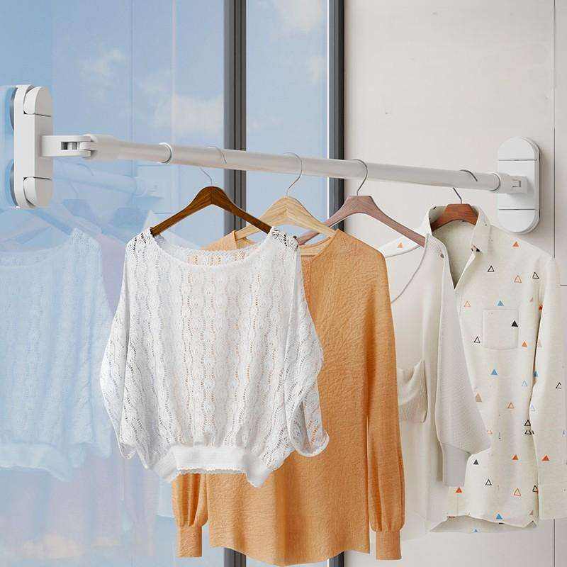 Suction Cup Clothes Drying Telescopic Rod